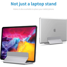 ONCARNIVAL Laptop Stand Vertical, Aluminium Adjustable Notebook Stand, Laptop Holder for MacBook Pro/Air, iPad, Huawei MateBook, Samsung, Dell, HP, Acer, Lenovo and Others