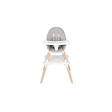 Oncaarnival Baby 3 in 1 Wooden High Chair with Removable Tray and Adjustable Legs