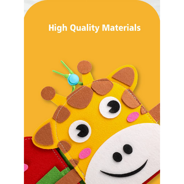 ONCARNIVAL Kids Book Toy For Baby|Giraffe 3D Fabric Busy Book For 3 Year Old Boys/Girls|Sensory Activity Fine Motor Skill Preschool Early Learning||Multicolor 4.0 out of 5 stars 1