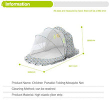 Foldable Baby Mosquito Net, Bottomless Net for Baby, for Safe & Easy Use | Ensures Your Baby's Safe Sleep - for (0 to 24 Months) Baby