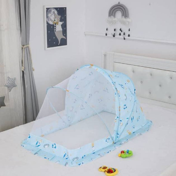 Oncaarnival Foldable Baby Mosquito Net, Bottomless Net for Baby, for Safe & Easy Use | Ensures Your Baby's Safe Sleep - for (0 to 24 Months) Baby