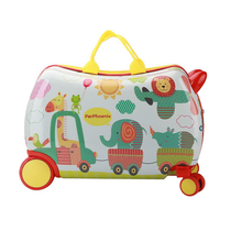 ONCARNIVAL Kids Ride On Suitcase and Carry On Luggage Terrance