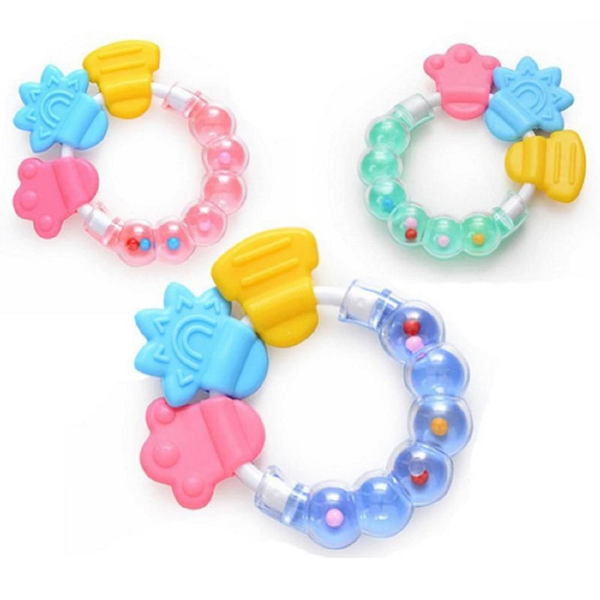 Oncaarnival Teether for Baby 3-6 Month | 6 to 12 Months Baby Tooth Soother/Teething Toys for Baby