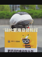 Helmet for Men & Women, Two Wheeler Scooter Headgear with Front Visor, Ventilated Design, Adjustable Visor Mechanism, Comfortable Inner Padding for Daily Riding