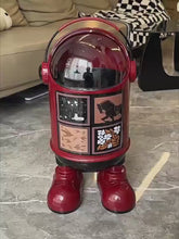 Astronaut Design Dustbin – Cute Space-Themed Trash Can with Lid for Home & Office