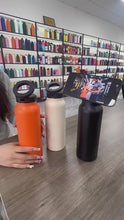 Insulated Water Bottle with Megnetic Phone Holder - Stainless Steel Bottle with Magnetic Tripod Mount - Hot 12H, Cold 24H, 360° Rotate - 710 Ml