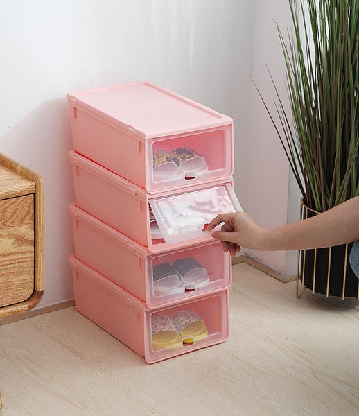 Foldable Plastic Shoes Holder Cabinet